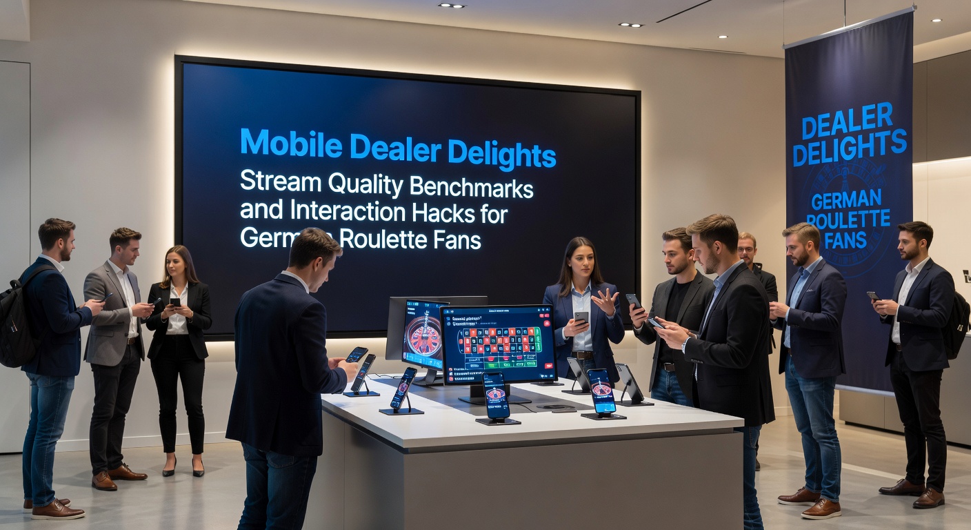 Grafik mit Vergleichsdiagrammen von Stream-Qualitäts-Benchmarks für Live-Roulette-Provider auf Mobilgeräten